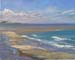 river mouth snad dune painting